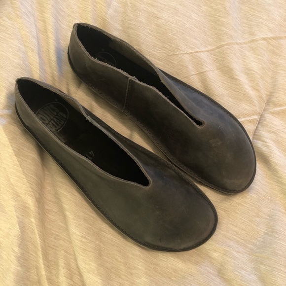Loints of holland leather shoes gray EUC - Picture 2 of 12